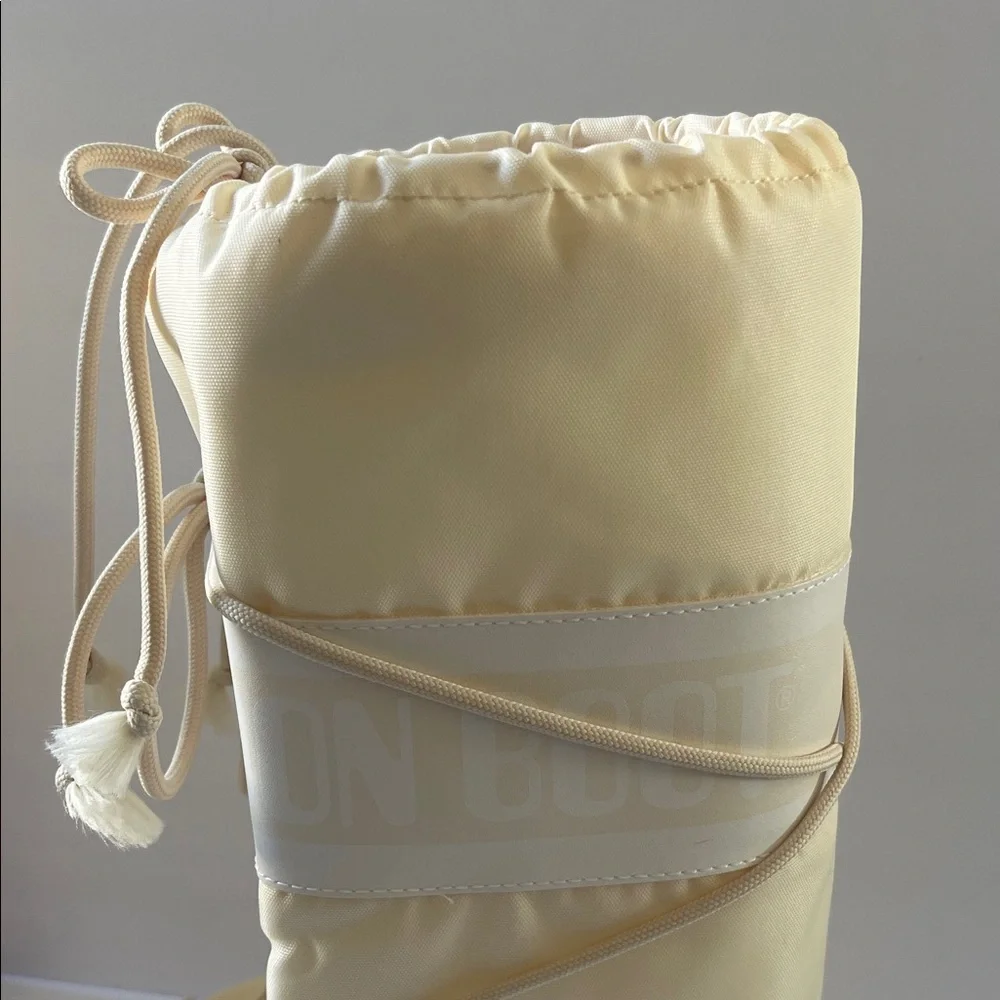 Moon Boot Nylon Boot In Cream - Picture 7 of 16